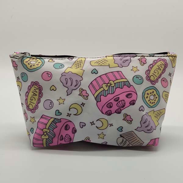 Cute Printing Nylon Cosmetic Pouch