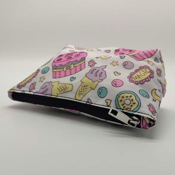 Cute Printing Nylon Cosmetic Pouch