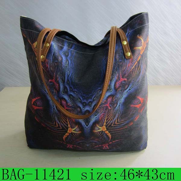 Fashion Colorful Canvas Cotton Tote Bag