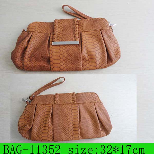 Fashion PU Leather Wrist Clutch Bag