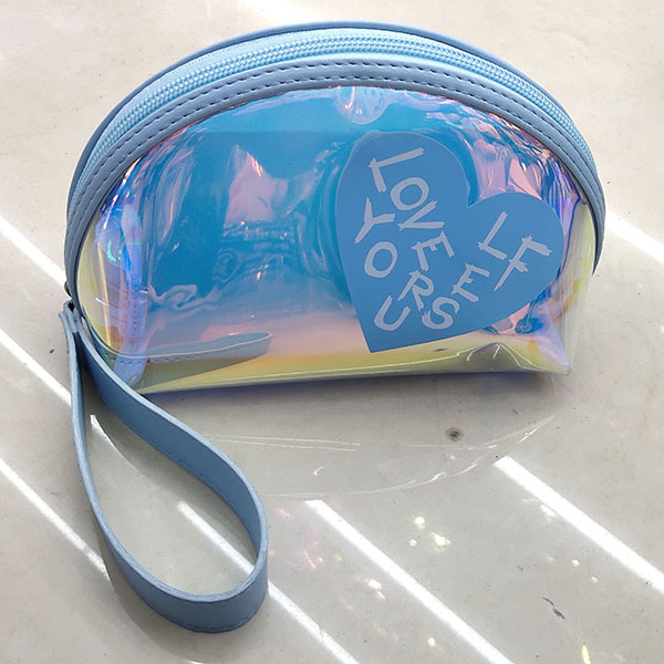 Holographic Clear TPU Makeup Bag