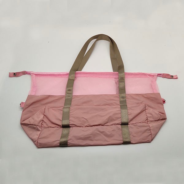 Promotional Lady Pink Mesh Beach Bag