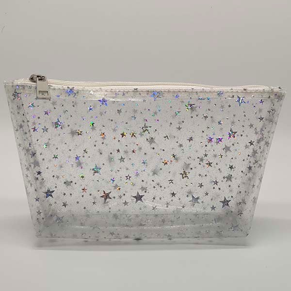 Shiny Star Clear TPU Cosmetic Bag