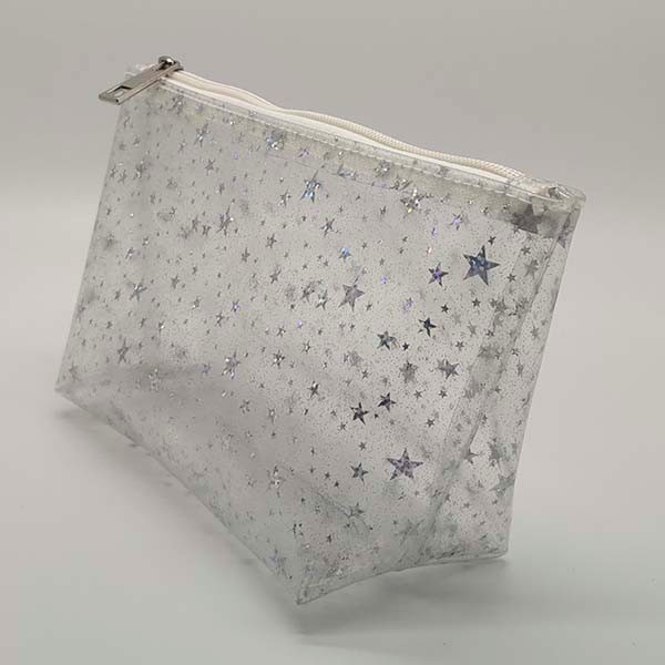Shiny Star Clear TPU Cosmetic Bag