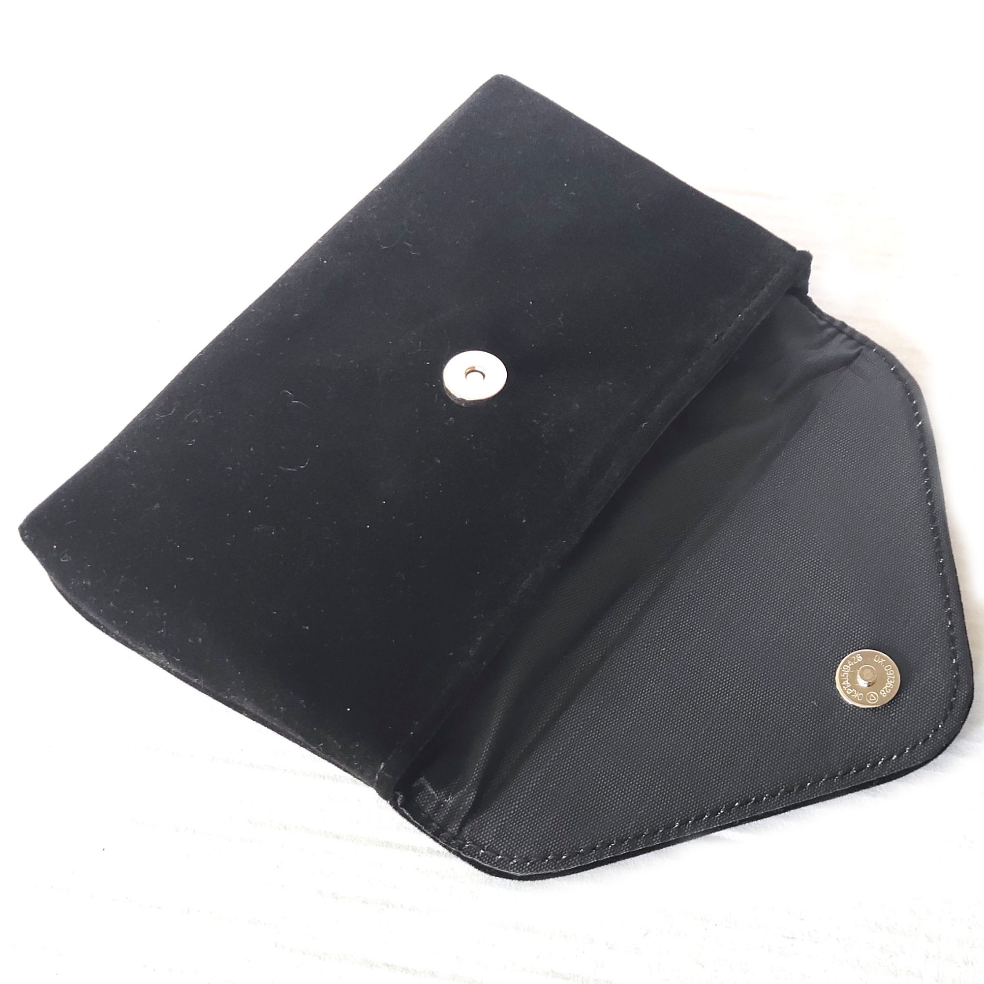 Velvet Cosmetic Bag with flap