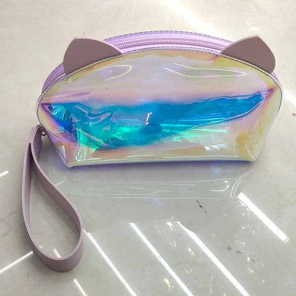 holographic TPU Cute Cosmetic Bag